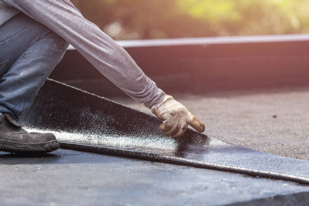 Professional Basement Waterproofing technician working in Oakland, MI
